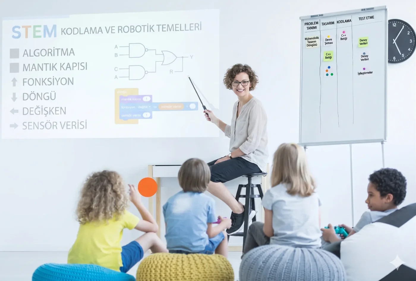 Kodlama ve robotik temelleri dersi